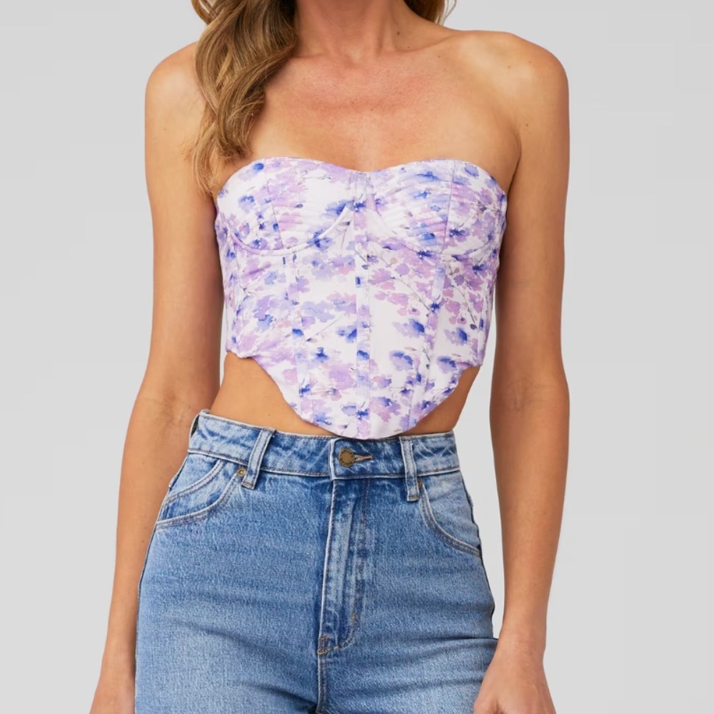 Bardot Mirabelle Floral Bustier